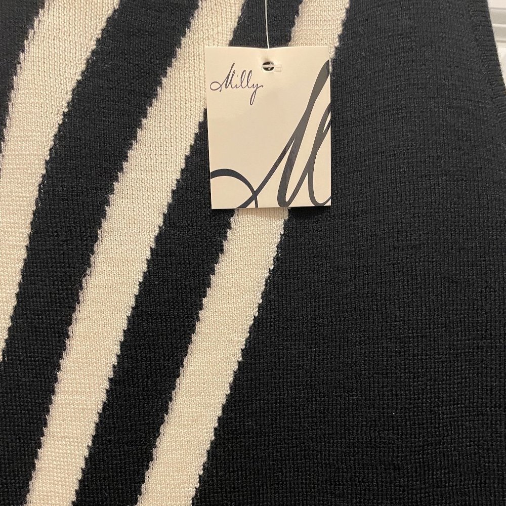 COCKTAIL MINI DRESS BLACK MILLY OF NEW YORK SMALL